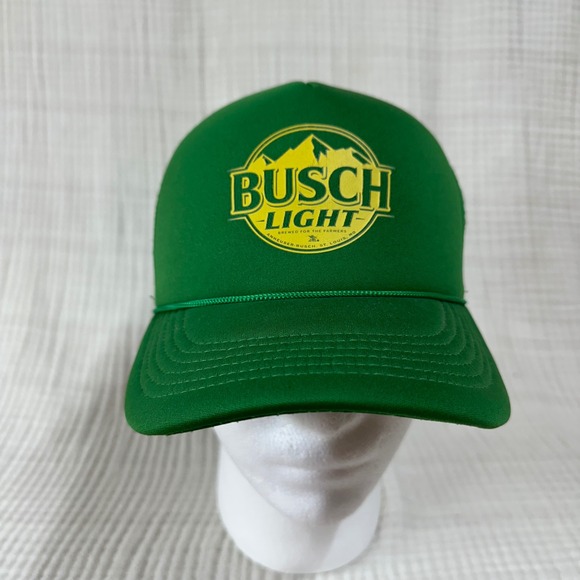 Busch Light for the Farmers Green Rope Hat trucker hat mesh Snap Back - Picture 2 of 11
